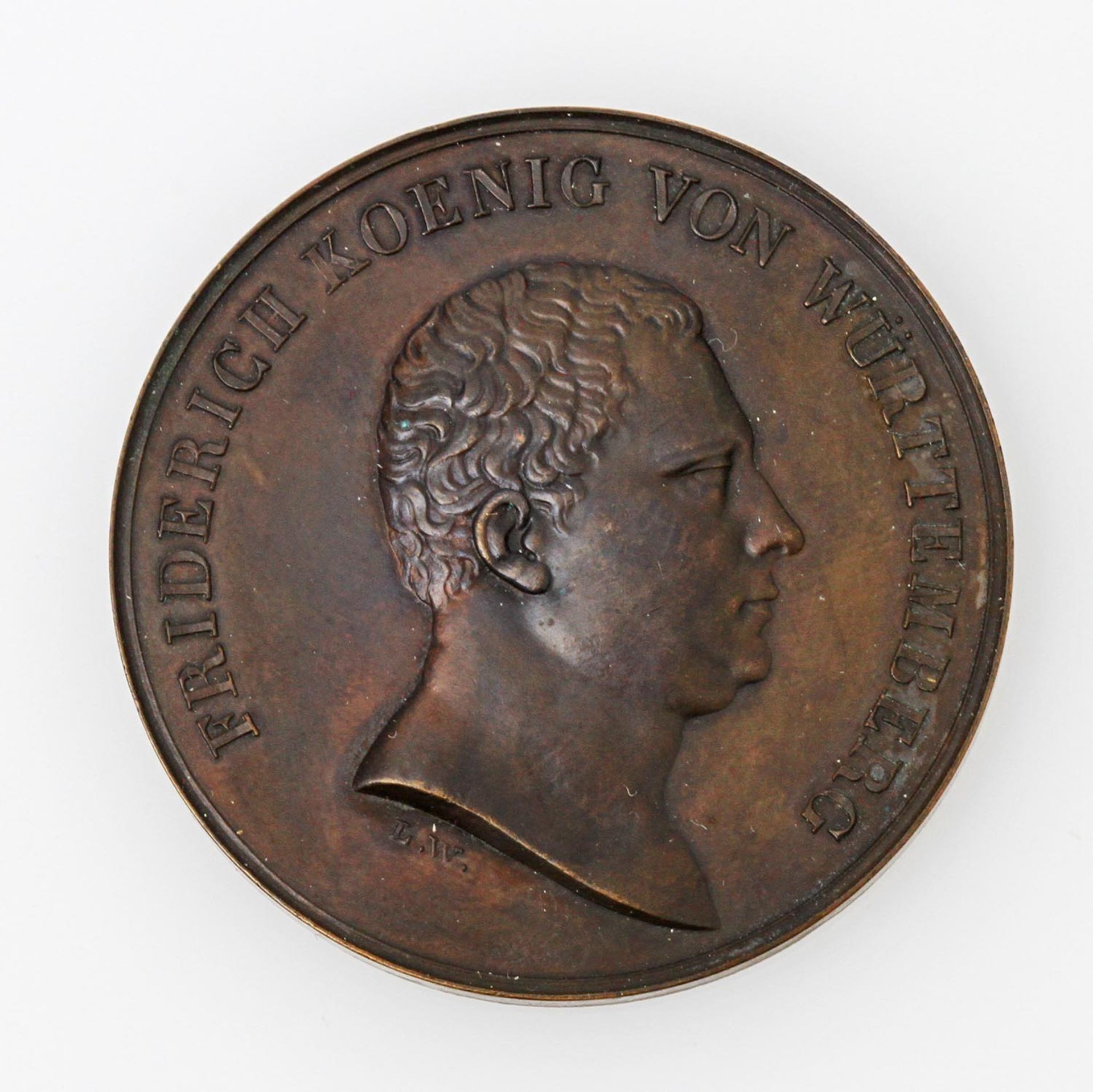 Württemberg / Wilhelm I. - Uni Tübingen, bronzene Prämienmedaille o.J. (1816-64), von L. Wagner,