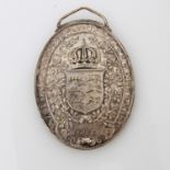 Württemberg - Fahnenmedaille Wilhelm II. 1891-1918, zum 25 jährigen Jubiläum des Württ.