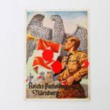Postkarten 1933-1945 - Nürnberg. 1 Karte, "Reichs-Parteitag Nürnberg", Photo-Hoffmann No. 446, 1935.