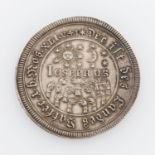 Esslingen - Seltene guldenförmige Silbermedaille 1705 auf die Huldigungsfeier für Kaiser Joseph