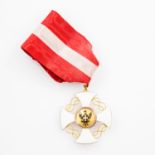 Italien - Großkreuz zum Orden der Krone Italiens am Halsband, Gold 14 Karat. In der Öse Punzen