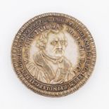 Reformation/Stadt Eslingen - Guldenförmige Medaille 1717 von Müller, Augsburg, auf die 200 Jahrfeier