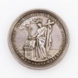 Reformation/Heilbronn - Silbermedaille 1717 von P.H. Müller zum 200. Jahrestag des Thesenanschlags