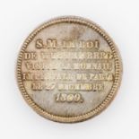 Württemberg - Medaille 1809, Friedrich II. (I.), von Tiolier, auf den Münzbesuch des Königs in