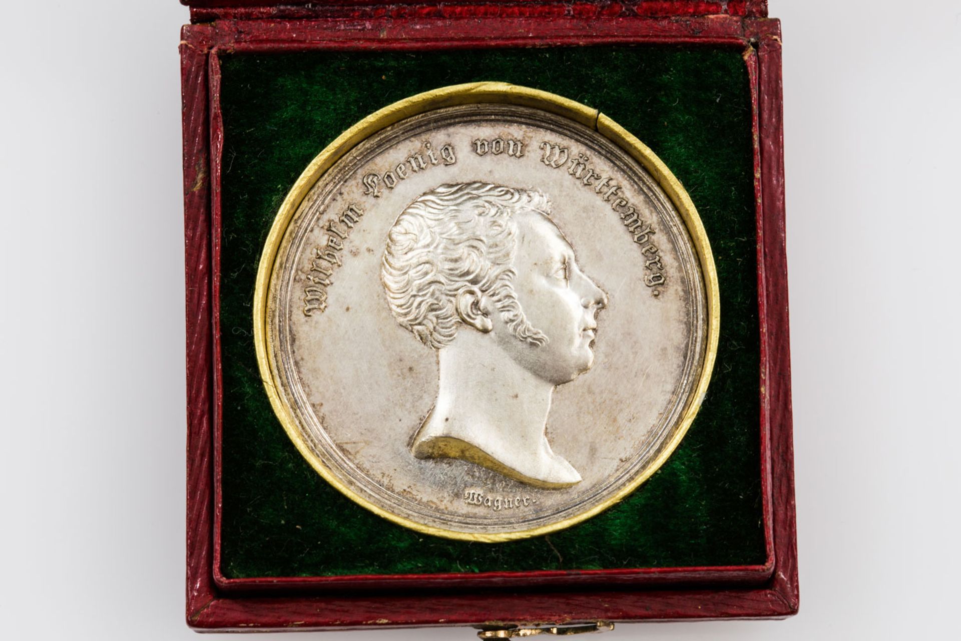 Silbermedaille Württemberg Anfang 19.Jh. - Silbermedaille auf den Verfassungsvertrag, den 25.
