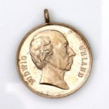 Silbermedaille Ludwig Uhland, Württemberg 19.Jh. - Silbermedaille 1887, auf den 100. Geburtstag