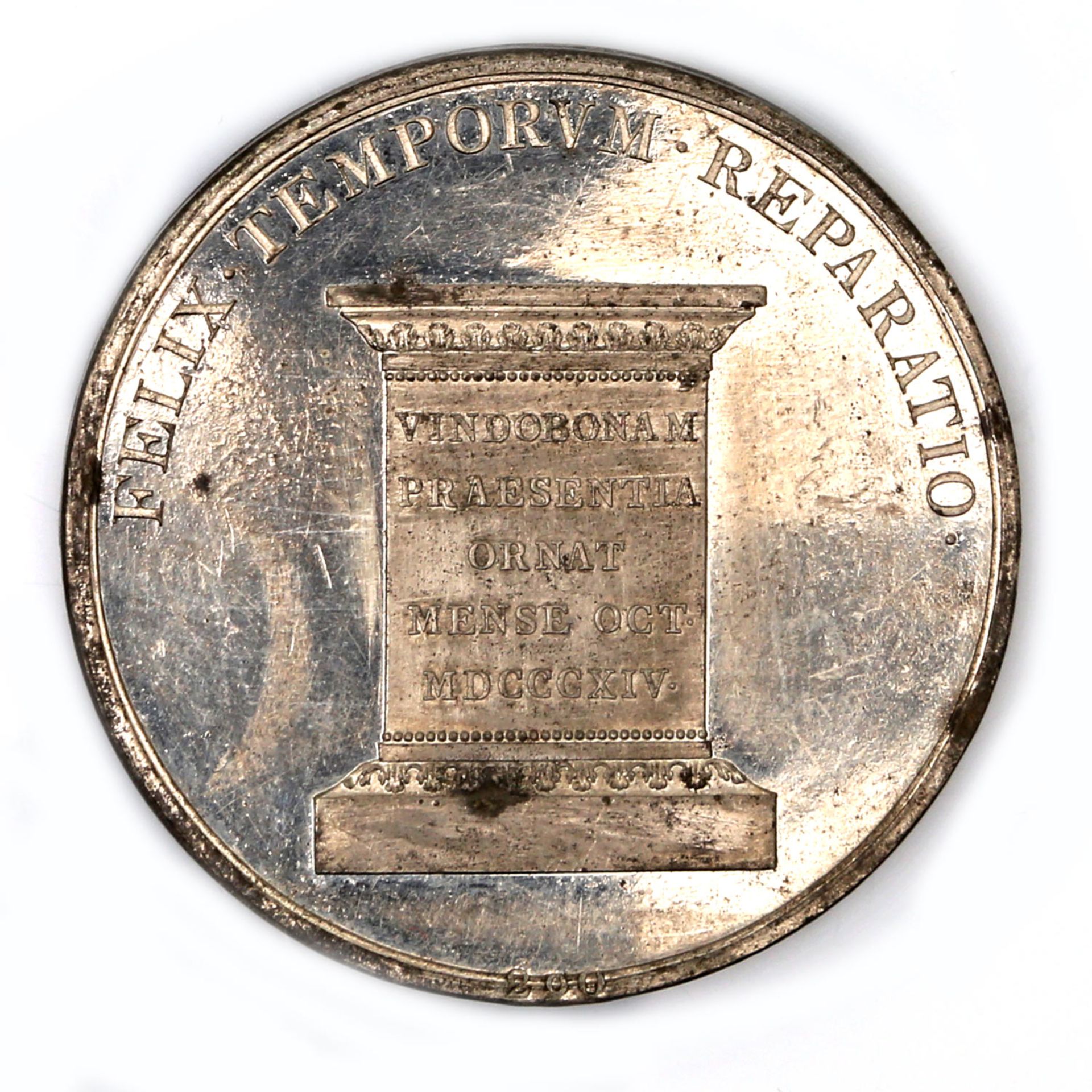 Zinnmedaille Württemberg, Anfang 19.Jh.- Medaille auf die Teilnahme Friedrichs I. von Württemberg am