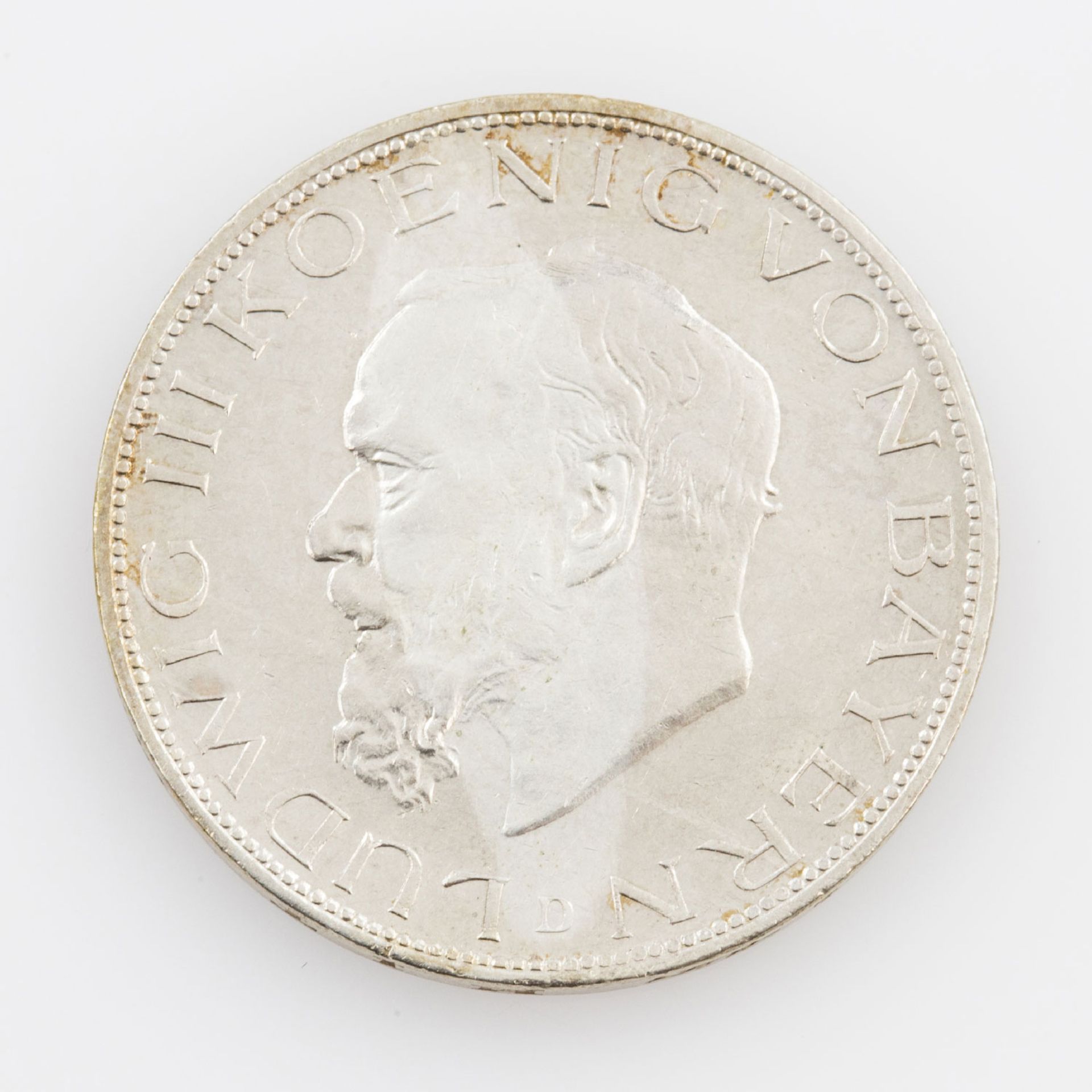 Bayern - 5 Mark 1914 D, Ludwig III., J. 53, ss-vz