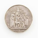 Nürnberg - Steckmedaille 1817 in Silber, von Stettner, auf die überstandene Hungersnot 1816/1817,