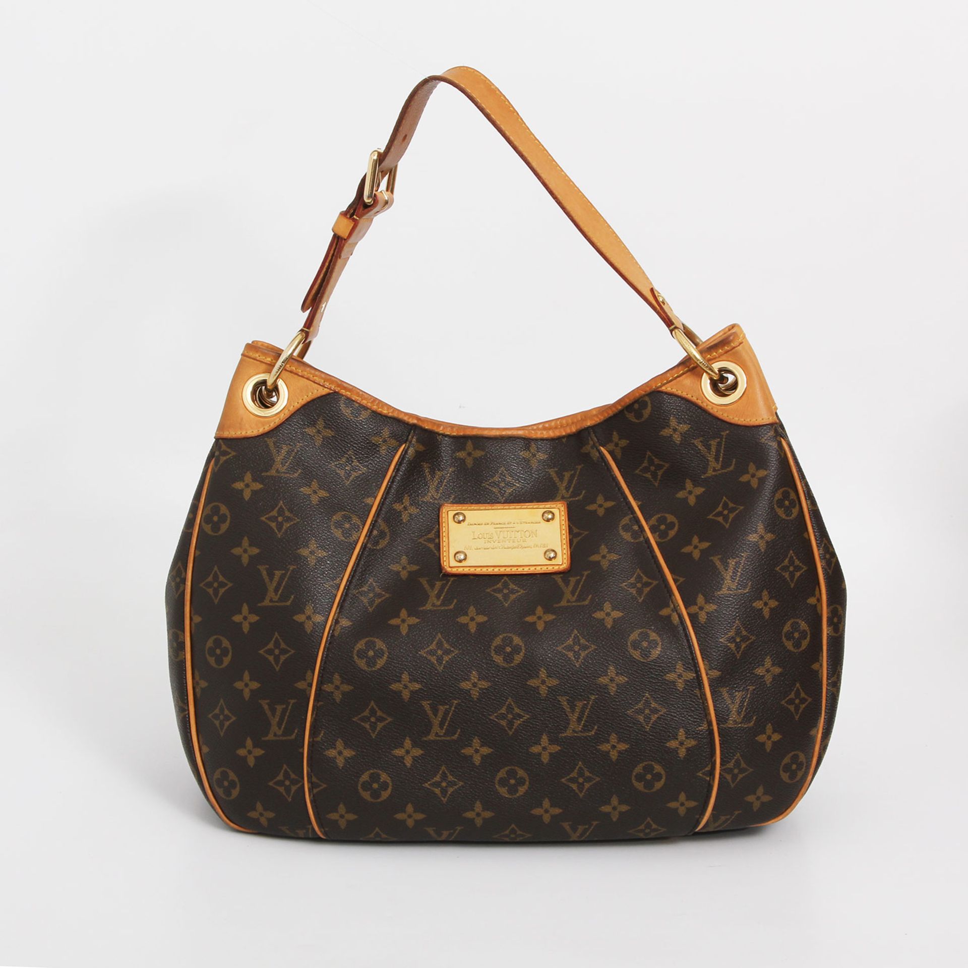 LOUIS VUITTON aparte Schultertasche. "GALLIERA MM". 2008. Lässige Citybag. Monogram Canvas,