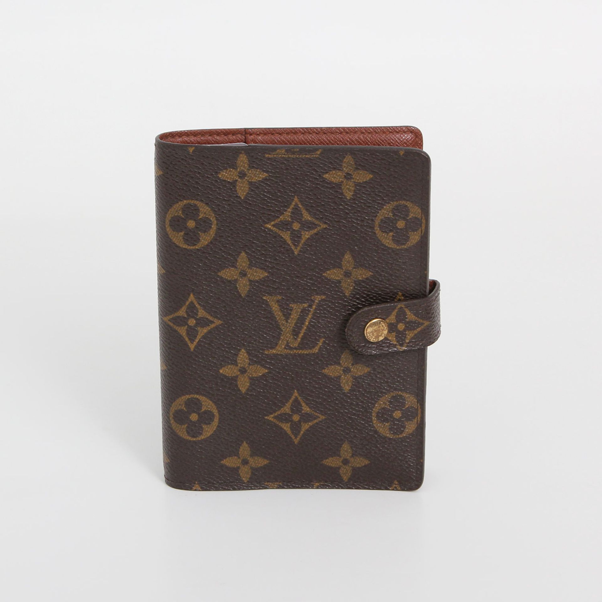 LOUIS VUITTON praktische Agenda. "FONCTIONNEL PM", Akt. NP.  290,-. SCHÖNER ERHALT!! Steckfächer