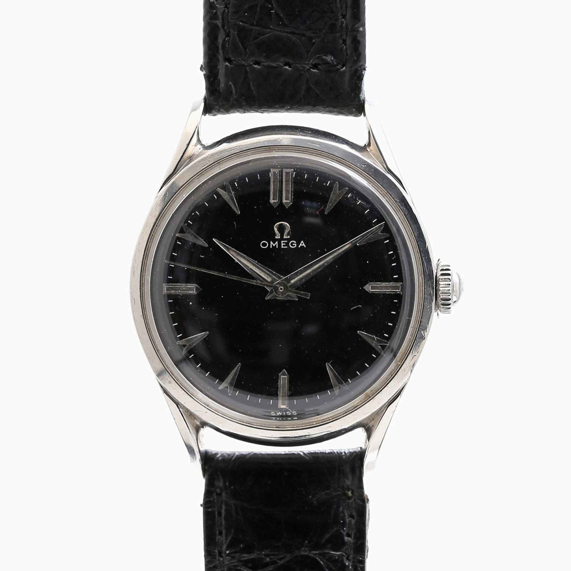 OMEGA Vintage Dresswatch, Ref. 2667-6 SC, ca. 1950er Jahre. Edelstahl. Handaufzugwerk, Cal. 420.