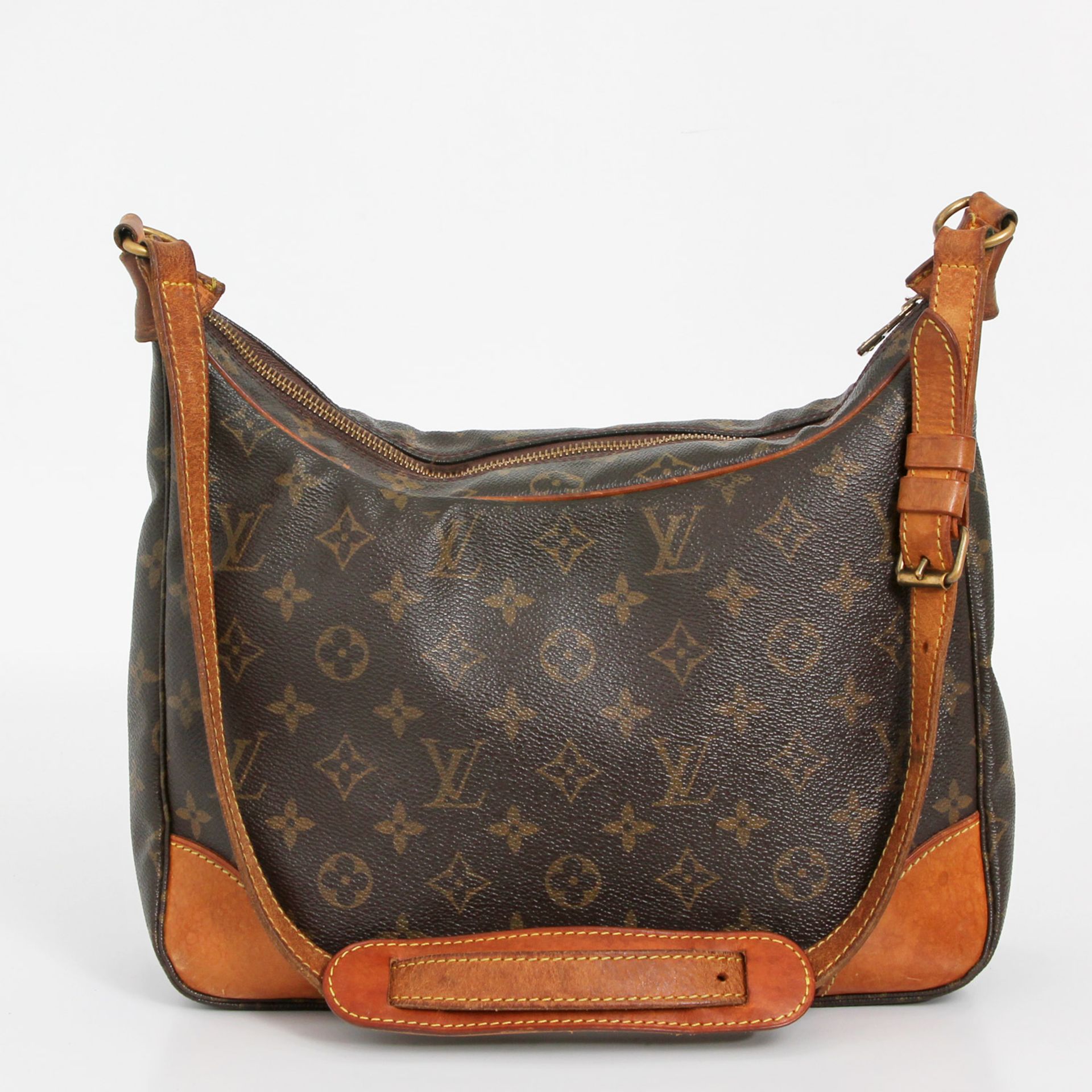 LOUIS VUITTON VINTAGE zeitlose Schultertasche "BOULOGNE", MODELL NICHT MEHR ERHÄLTLICH!! Wohl 80/