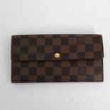 LOUIS VUITTON schickes Portemonnaie "SARAH NM2", Koll. 2008. Akt. NP.: (neue Version) 475,-. Damier