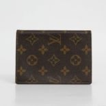 LOUIS VUITTON VINTAGE praktisches Karten-/Ausweisetui. Monogram Canvas Serie, Cross-Grain