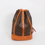 LOUIS VUITTON sportiver Matchsack "SAC RANDONÉE" GM, Monogram-Canvas mit Lederverstärkungen und