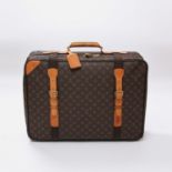 LOUIS VUITTON VINTAGE praktischer Softcase Koffer "STRATOS 60". Monogram Canvas Serie, umlaufender