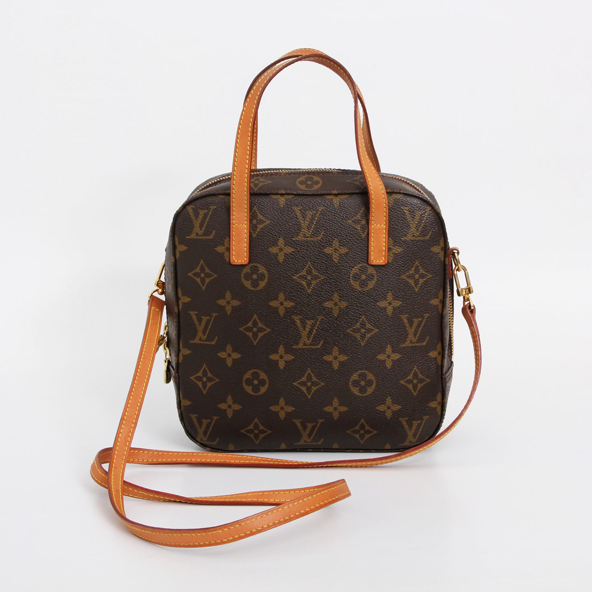 LOUIS VUITTON VINTAGE praktische Umhängetasche "SPONTINI", Koll 2001. Letzter LP. ca.: 700,-.