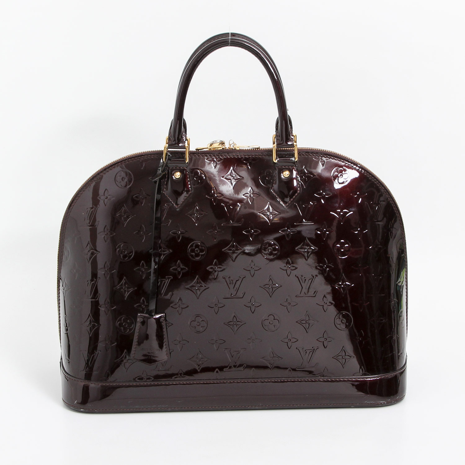 LOUIS VUITTON edle Henkeltasche "ALMA MM LACK VERNIS", Koll. 2009. Letzter LP. ca.: 2.000,-. Lack