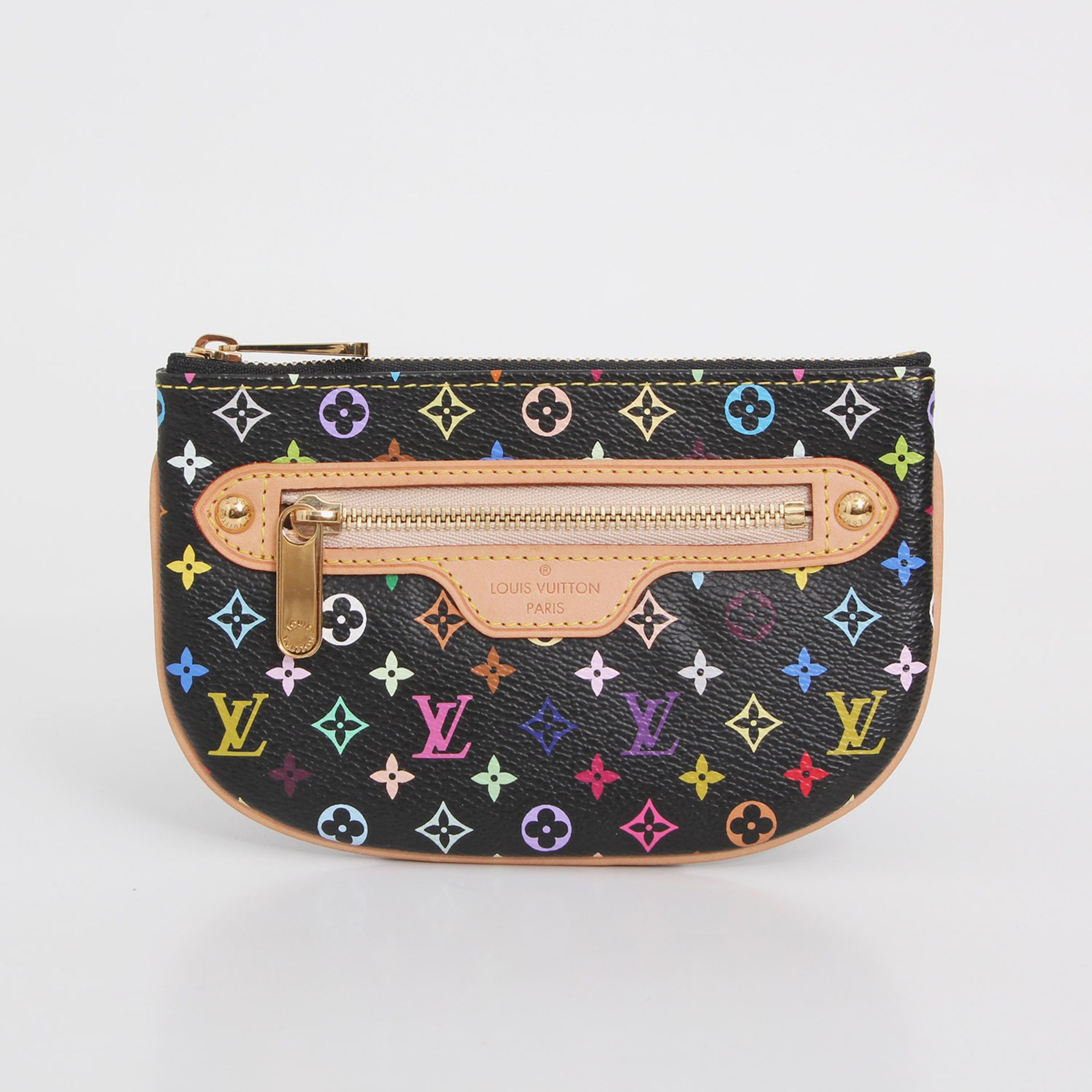 LOUIS VUITTON praktisches Täschchen "POCHETTE PLATE MM", Koll. 2007. Letzter LP. ca.: 300,-.