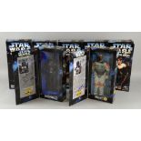 Star Wars - Seven Collector Series boxed figures including Luke Skywalker x 2, Han Solo, Tusken