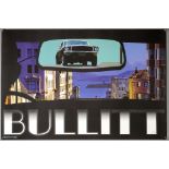 Bullitt (2014) Zoetrope Galleries limited edition art print, initialled by the artist Henry Villegas