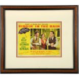 Singin' In The Rain (1952) US Lobby card, No 2, MGM, framed, 11 x 14 inches