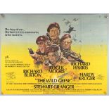 The Wild Geese (1978) British Quad film poster, starring Richard Burton, Roger Moore and Richard