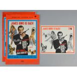 James Bond From Russia With Love (1963) Two Exhibitors' Campaign Books (one with no cuts) & a