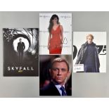 James Bond Skyfall - Three signed 10 x 8 inch photographs by Daniel Craig, Javier Bardem &