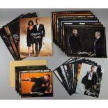 James Bond Quantum of Solace (2008) Set of 12 US lobby cards (11 x 14 inches), set of 8 French lobby