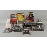 James Bond Die cast model cars including The Danbury Mint Aston Martin DB5 (boxed as new), Carrera