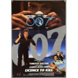 James Bond Licence To Kill (1989) Olympus cameras tie-in promotional poster, folded, 15 x 21.5