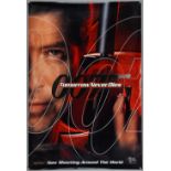 James Bond Tomorrow Never Dies (1997) Rare foil One Sheet film poster, rolled, 27 x 40 inches