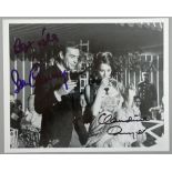 Sean Connery & Claudine Auger (Thunderball) signed 10 x 8 inch photograph