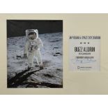 Astronauts / Buzz Aldrin: An autographed mounted page from 'My Vision for Space Exploration',