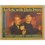 Angels With Dirty Faces (1938) US Lobby card, starring James Cagney, Warner Brothers, 11 x 14 inches
