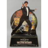 James Bond The Living Daylights - Cardboard display stand from 1987, 16 inches