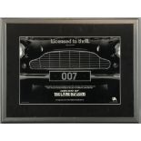 James Bond The Living Daylights (1986) Special poster showing an Aston Martin grill, United Artists,