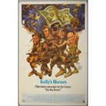 Kelly's Heroes (1970) US One Sheet film poster, rare Spirit of '76 style artwork by Jack Davies,