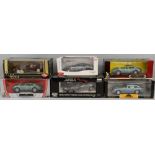 Aston Martin Die Cast cars including Chrono Aston Martin DB5 1/18th Scale, Road Signature Collection