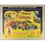 The 7th Voyage of Sinbad (1958) US Half Sheet film poster, Style B, signed to the front by Ray