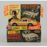 Corgi Toys No 261, James Bond's Aston Martin DB5 with inner tray, figures and special