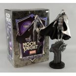 Moon Knight Painted Statue from Bowen Designs, by The Kucharek Brothers, Silver Version, 982/2000,