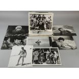 James Bond - 100+ vintage black & white front of house / movie stills mainly George Lazenby & a