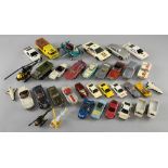 30+ unboxed die cast toys, including; Dinky Aston Martin, Stalwart, Spectrum patrol car, Joe's