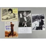 James Bond Goldfinger - Sean Connery, Honor Blackman, Tania Mallet & Nadja Regin, four signed 10 x 8