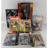 40+ boxed toys, including; Sideshow collectibles, Hellboy, Reel toys Pirates of the Caribbean,