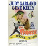 The Pirate (1948) US One Sheet film poster, starring Judy Garland & Gene Kelly, directed by