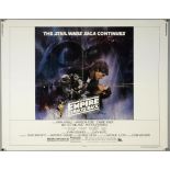 Star Wars The Empire Strikes Back (1980) US Half Sheet film poster, folded, 22 x 28 inches